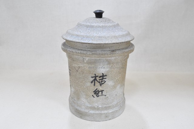 帶蓋圓筒型中藥罐（五件）藏品圖，第4張