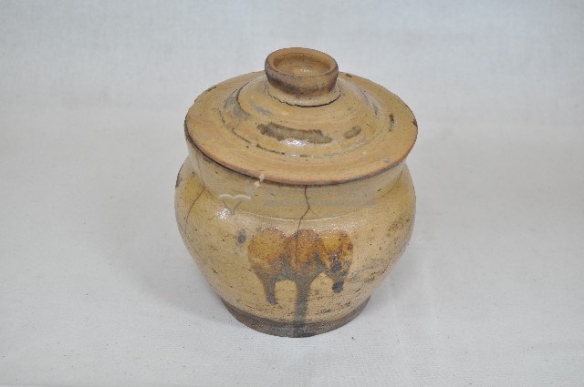 褐釉帶蓋深腹煎藥陶罐（七件）藏品圖，第8張