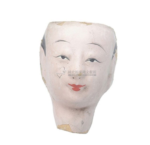 紙紮人臉孔紙糊面具藏品圖，第1張