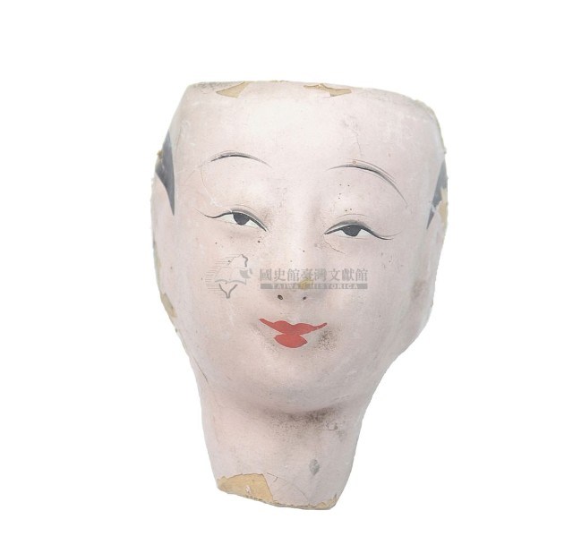 紙紮人臉孔紙糊面具藏品圖，第2張