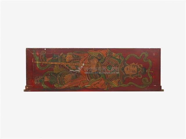 彩繪秦叔寶與尉遲恭之寺廟木門一對藏品圖，第1張