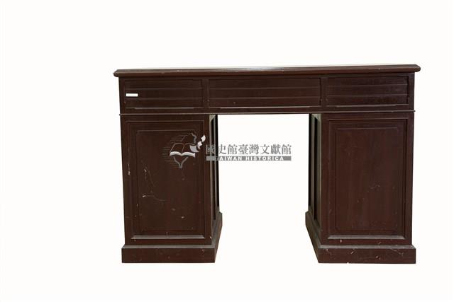木製抽屜式ㄇ型書桌藏品圖，第3張