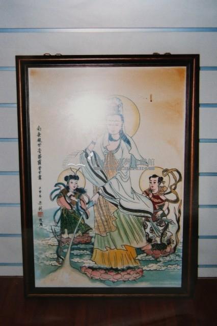 裱框觀音圖像藏品圖，第1張