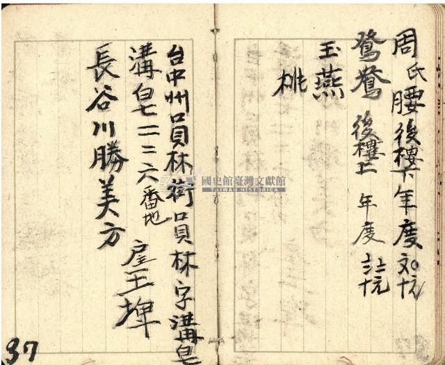 昭和十九年王殷鑑帳簿藏品圖，第37張