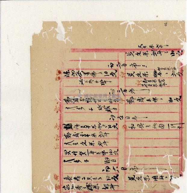 光緒二十年陳協隆號出入數簿藏品圖，第37張