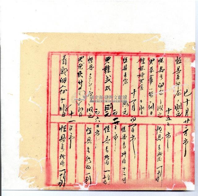 光緒廿二年廿三年廿五年協隆號日清簿藏品圖，第137張