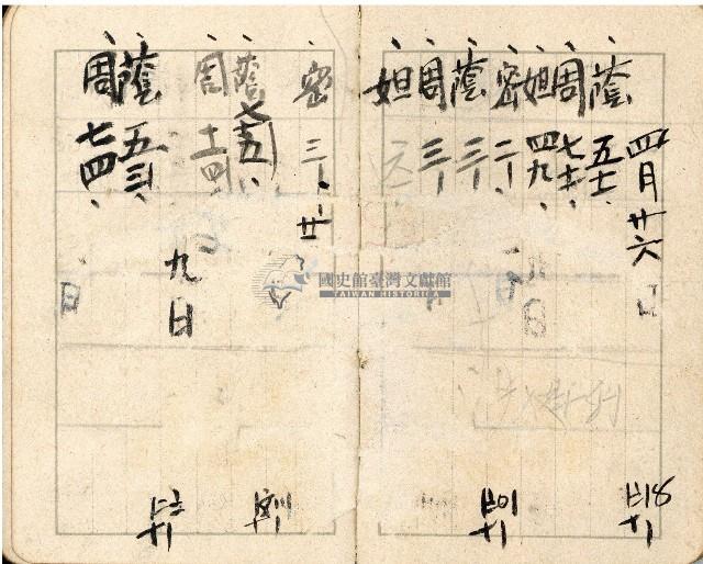 昭和十八年周天遊等帳簿藏品圖，第47張