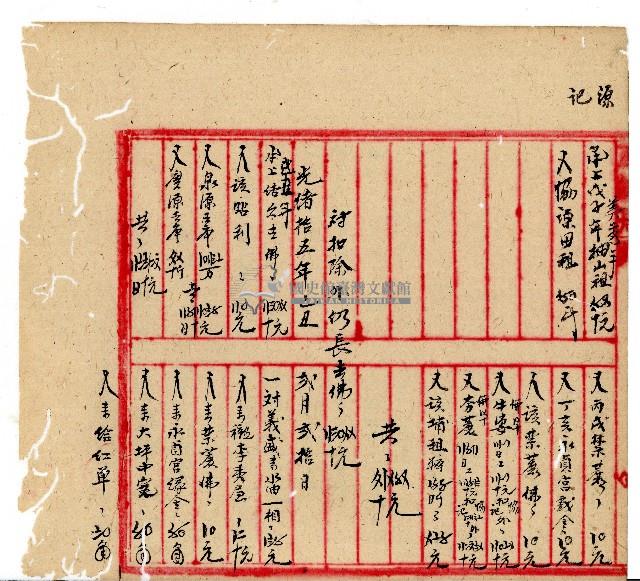 光緒十年協源號合夥簿藏品圖，第47張