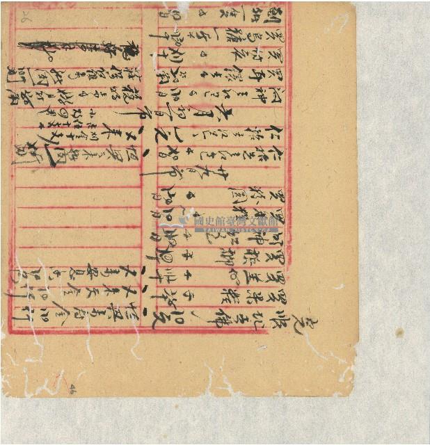 光緒二十年陳協隆號出入數簿藏品圖，第47張