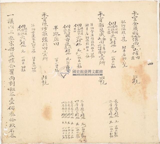 同治十四年林氏等人立鬮書藏品圖，第7張