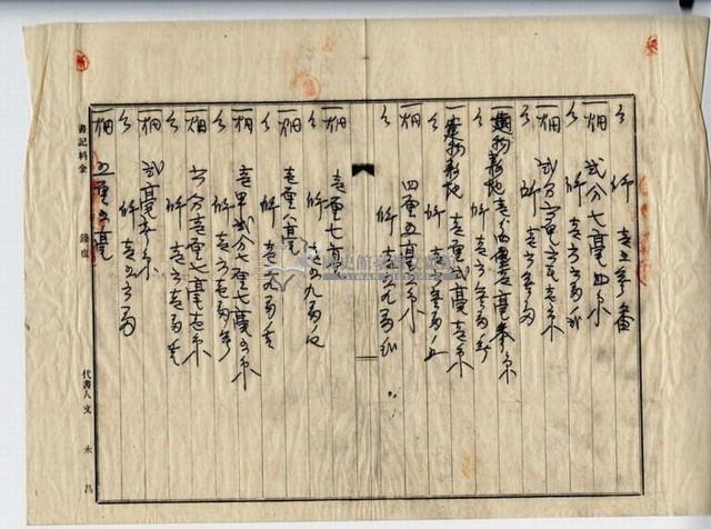 昭和十五年廖山邦土地賣買豫約契約書藏品圖，第7張