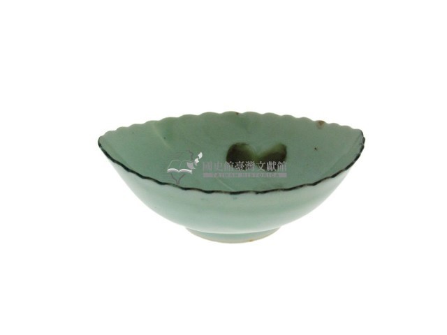 青釉青花花紋變形碟（多組）藏品圖，第7張