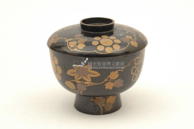 木胎圓形黑漆地蓋椀藏品圖，第17張