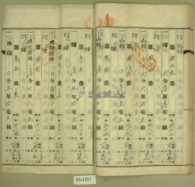 昭和二十年范朝燈登記名義人表示變更登記申請書藏品圖，第17張