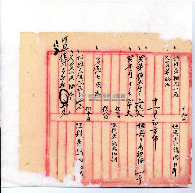 光緒廿二年廿三年廿五年協隆號日清簿藏品圖，第117張