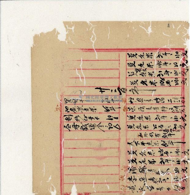 光緒二十年陳協隆號出入數簿藏品圖，第33張