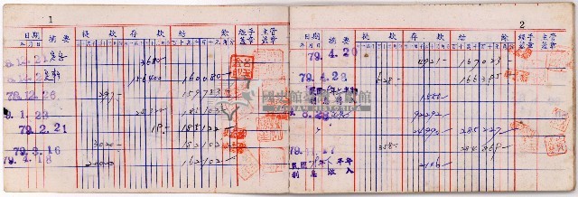 民國七十八年南化鄉北寮村天上聖母會團陳萬全存摺藏品圖，第3張
