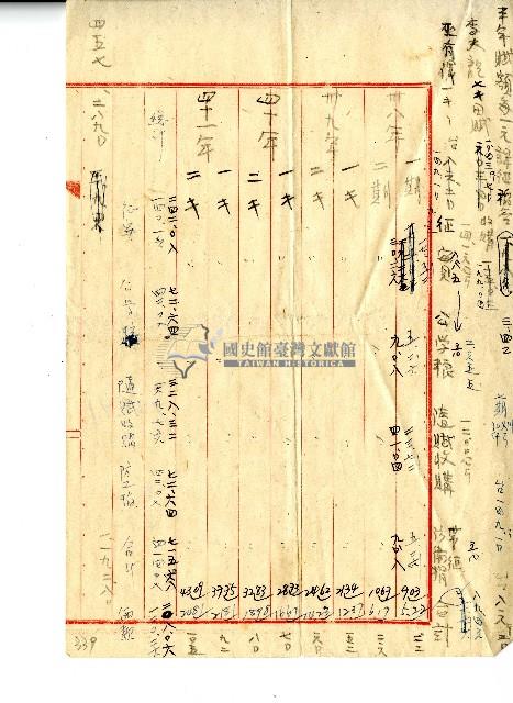 民國四十二年土地登記總簿謄本藏品圖，第3張