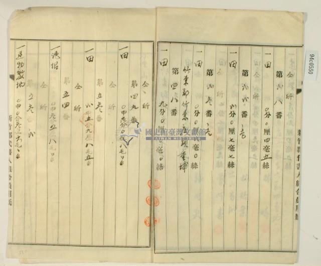 大正十一年十二月十七日林疇胎權變更証書藏品圖，第3張