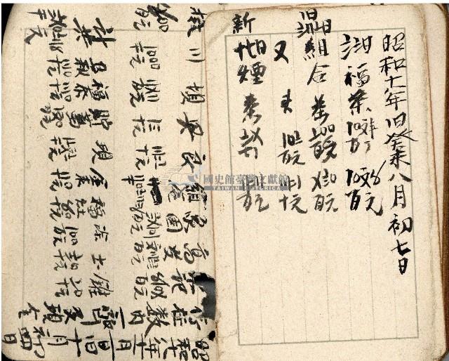 昭和十八年周天遊等帳簿藏品圖，第3張