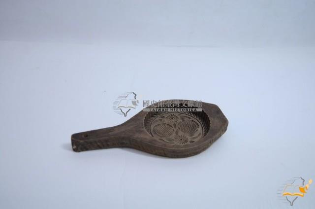 木胎菊花紋製糕模具藏品圖，第3張