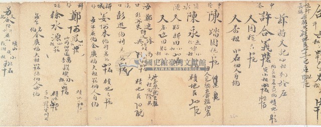 同治十三年文記錄租手摺藏品圖，第3張