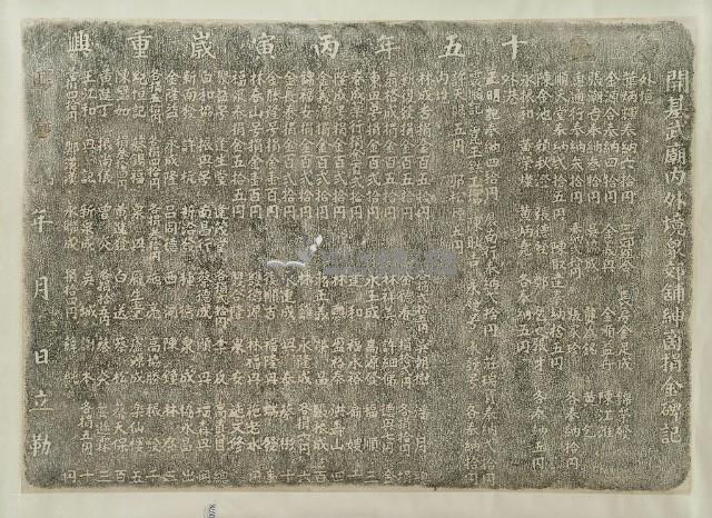 開基武廟內外境眾郊舖紳商捐金碑記拓本藏品圖，第3張