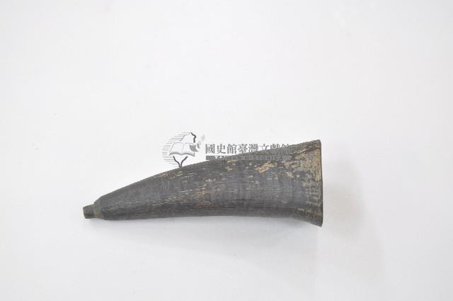 原住民牛角火藥盒藏品圖，第3張