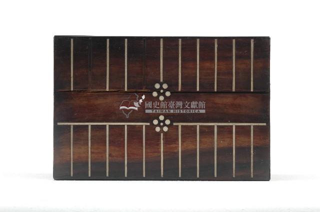 木胎長方木紋蒔繪雙六棋盤藏品圖，第3張