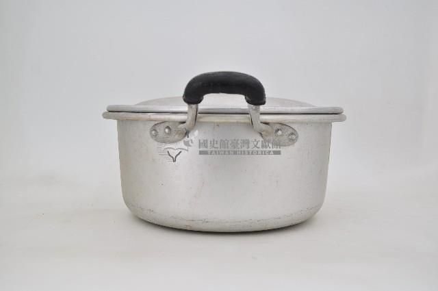 雙耳塑膠提把帶蓋鋁製深鍋藏品圖，第3張
