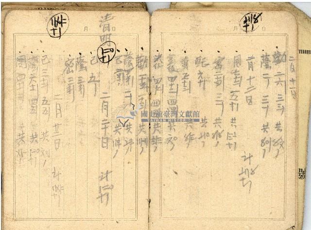 日治時期帳簿藏品圖，第3張