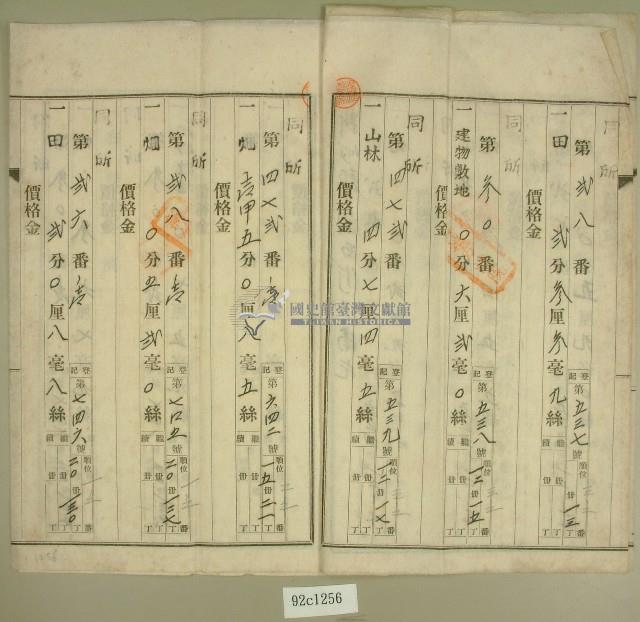 昭和二十年陳氏對妹登記名義人表示變更登記申請書藏品圖，第3張