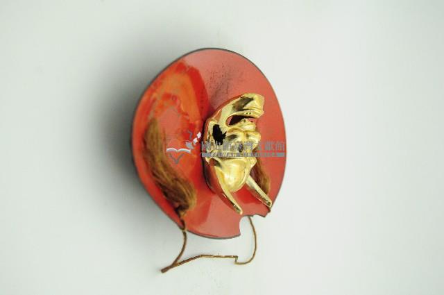 日本鬼首般若面具吊飾藏品圖，第3張