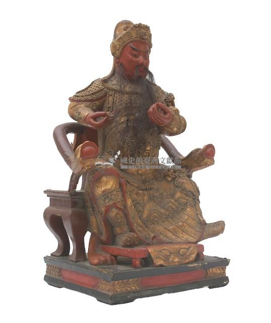 木雕吳府王爺像藏品圖，第3張