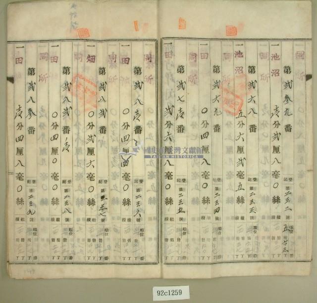 昭和十八年范朝坤持分土地賣渡証書藏品圖，第3張