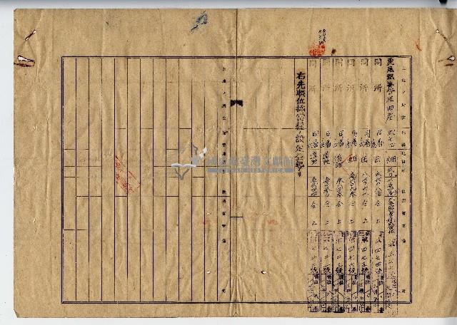 昭和十五年廖溫魁根抵當約定書藏品圖，第3張