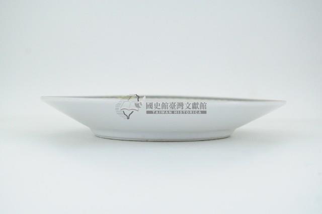 醬口五彩貼花折枝花卉紋咖啡碟藏品圖，第3張