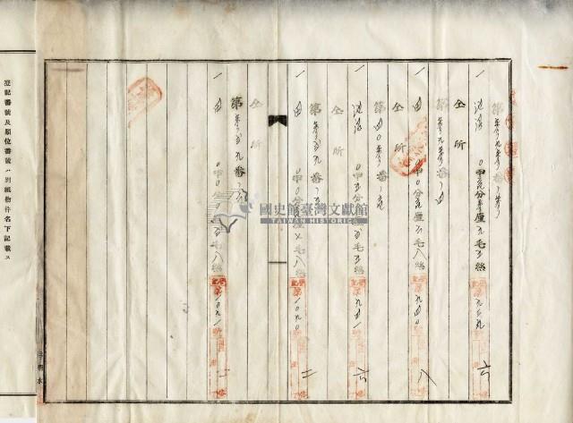 昭和五年陳阿珍持分賣渡證書藏品圖，第3張