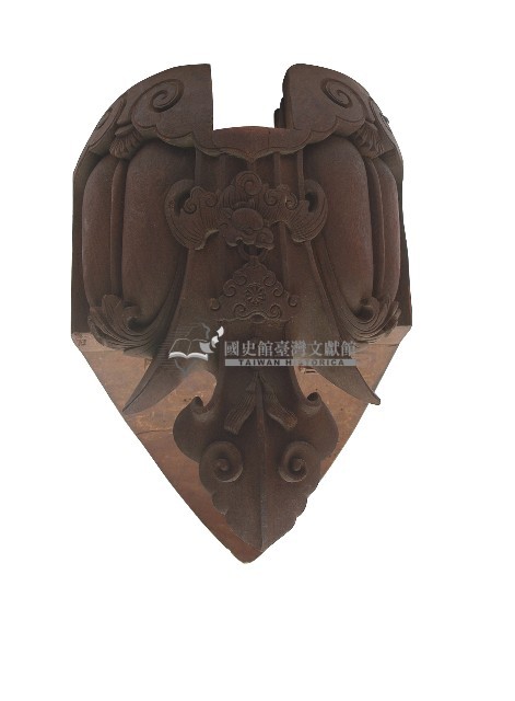 蝙蝠銜帶木吊筒一對藏品圖，第3張