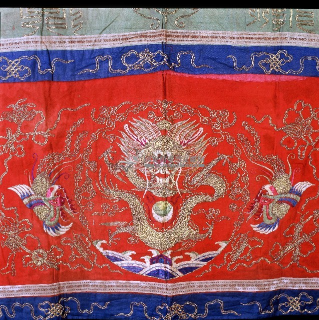 雙鳳呈祥桌裙藏品圖，第3張