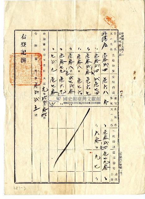 大正六年林立昌持分杜賣契字藏品圖，第3張