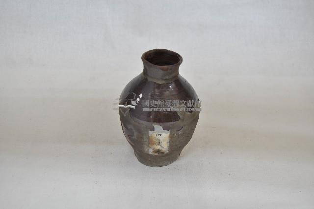 褐釉廣口直頸鼓腹陶瓶（二件）藏品圖，第3張