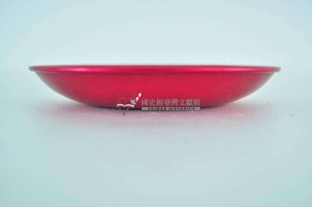 紅地白竹葉紋鋁製疊藏品圖，第3張