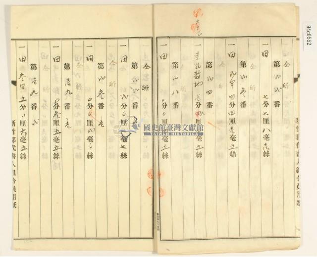 大正十一年十二月十七日林疇胎權變更証書藏品圖，第3張