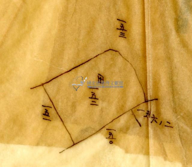 昭和十七年海山郡板橋街社後地圖謄本藏品圖，第3張