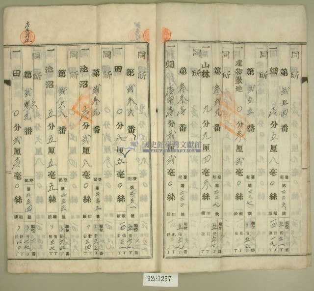 昭和二十年范朝燈登記名義人表示變更登記申請書藏品圖，第3張