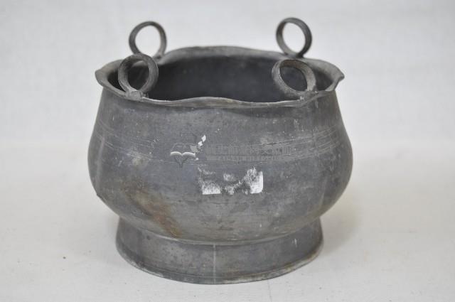 鐵製四圓耳香爐（帶底座）藏品圖，第3張