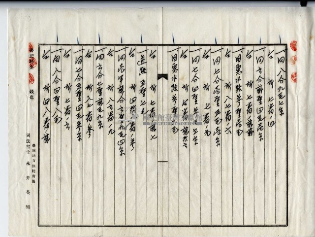 昭和十四年廖溫義土地賣買契約書藏品圖，第3張