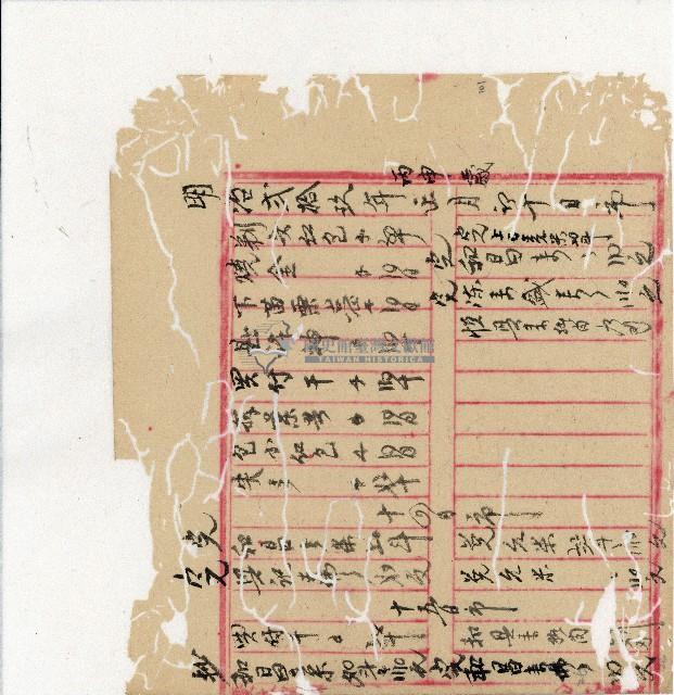 光緒二十年陳協隆號出入數簿藏品圖，第103張