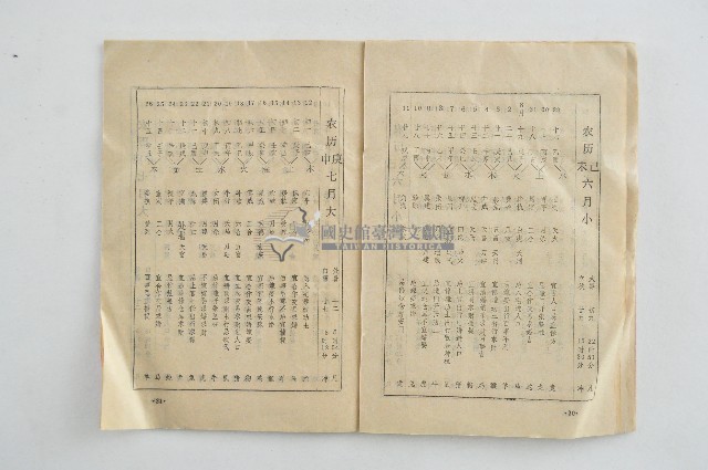 一九八八年通書藏品圖，第13張